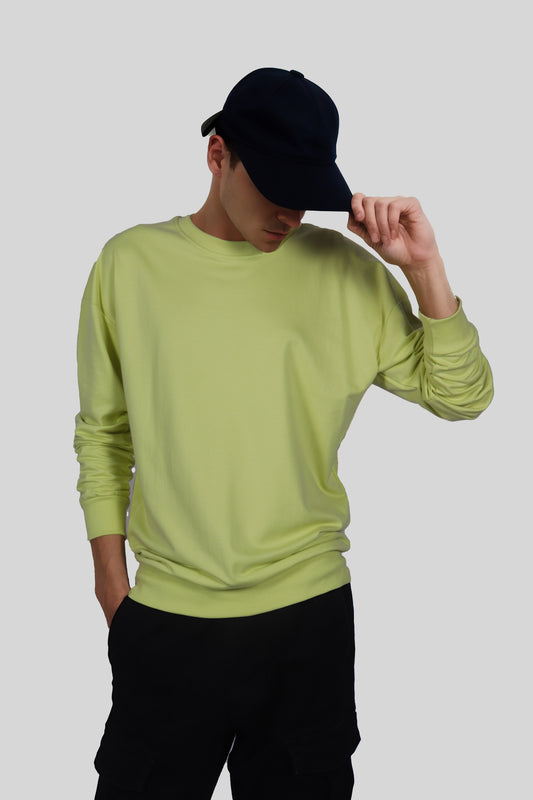 Radium Green Oversized Sweatshirt