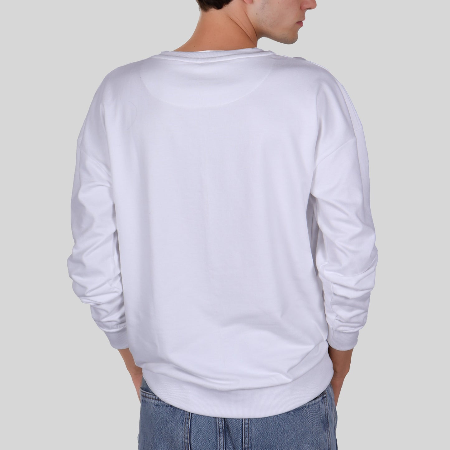 White Oversized Sweatshirt